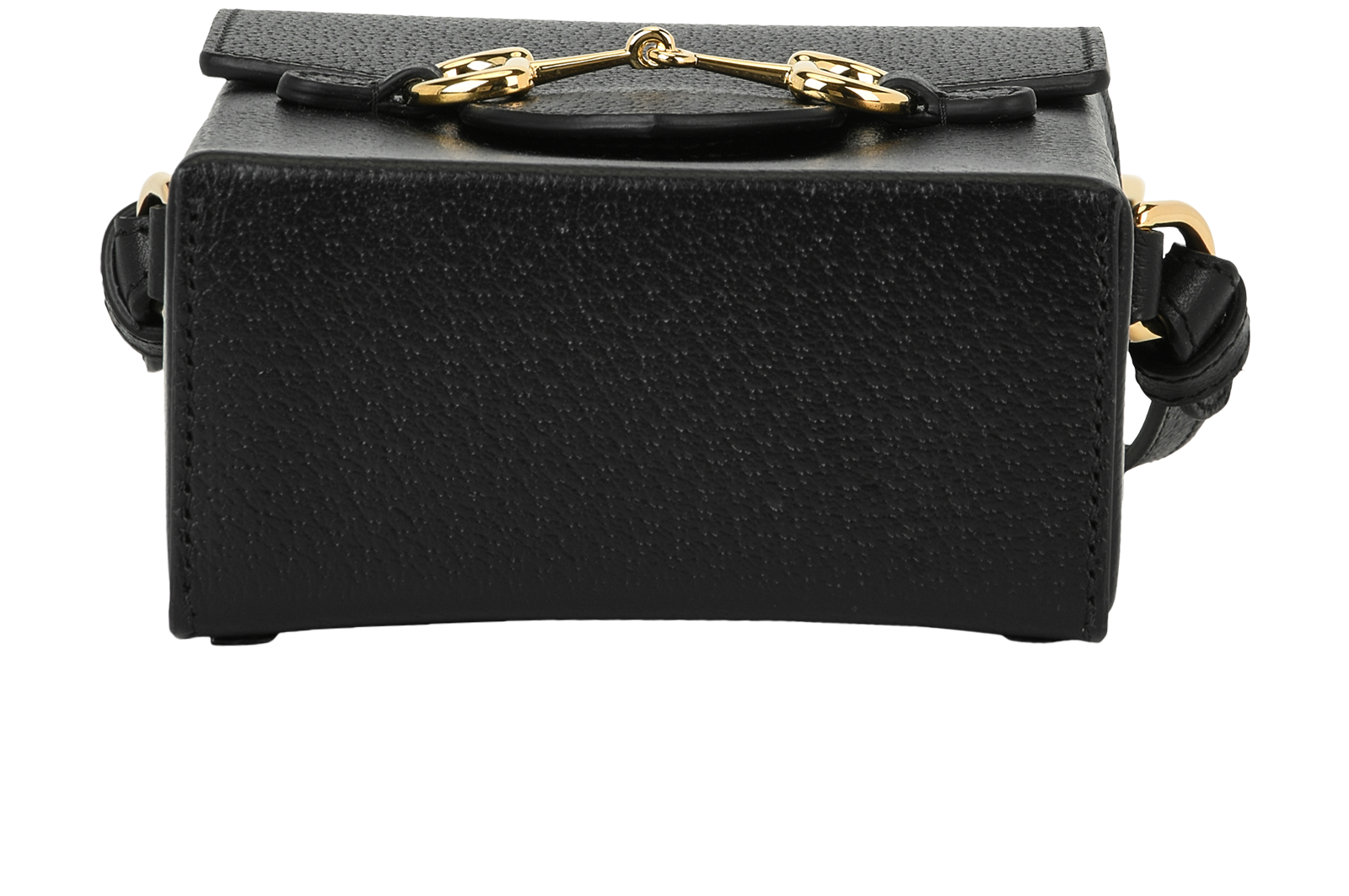 Horsebit 1955 Vertical Crossbody, &pound;450, Handbags, Black, Leather, Top view
